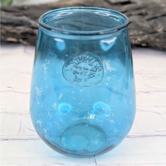 Authentic 100% Recycled Blue Glass (See My Other Teal Green Blue Glass) - Picture 2 of 9